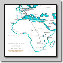 Royal Flight Itinerary 